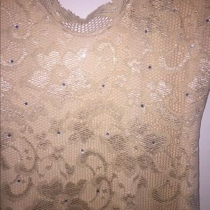 Dresses - Cream lace dress- size M Dresses - Cream lace dress- size M